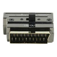 21p scart plug in metalen vergulde uitvoering - thumbnail
