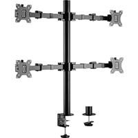 SpeaKa Professional SP-MM-540 Monitorbeugel 4-voudig 43,2 cm (17) - 81,3 cm (32) Zwart Kantelbaar en zwenkbaar, Draaibaar, In hoogte verstelbaar - thumbnail