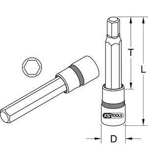 KS Tools 9111328 911.1328 Verwisselbare kop 8 mm 8 mm