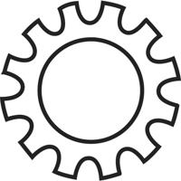 TOOLCRAFT 815144 Tandveerring Binnendiameter: 6.4 mm M6 Staal Verzinkt 100 stuk(s) - thumbnail