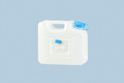 Hunersdorff Waterjerrycan | 12 l HD-PE stapelbaar, met uitloopkraan | H310xB350xD165mm | 1 stuk - 816500 - 816500