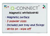 Q-CONNECT whiteboard, gelakt staal, magnetisch, 90 x 60 cm - thumbnail