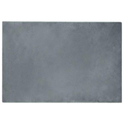 Nep Konijnenbont Tapijt Antraciet 120 x 170 cm Polyester