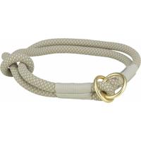 Trainingshalsbanden voor honden Trixie Soft Rope Grijs Lichtgrijs S 35 cm - thumbnail