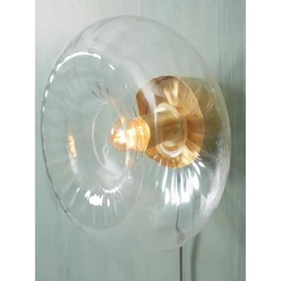 its about RoMi Wandlamp 'Brussels' Glas, 28cm, kleur Goud