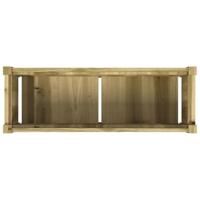 VidaXL Plantenbak 90x31x31 cm geïmpregneerd grenenhout - thumbnail