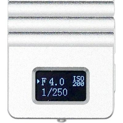 KEKS KM-Q digitale lichtmeter OLED display bovenop, zilver