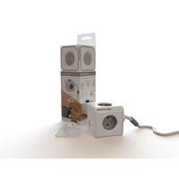 Allocacoc PowerCube Extended, stekkerdoos met USB - thumbnail