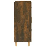 Dressoir 69,5x34x90 cm bewerkt hout gerookt eikenkleurig - thumbnail