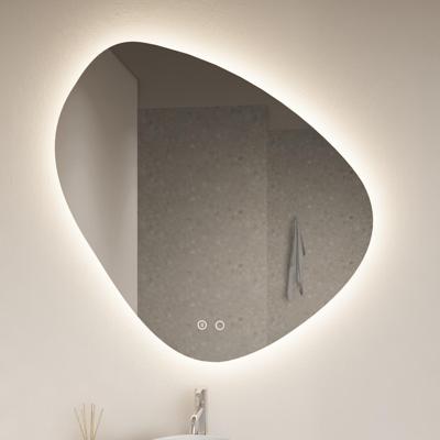 Badkamerspiegel Gliss Fury Organic LED Verlichting 100x100 cm En Spiegelverwarming Gliss Design Badkamerspiegel Gliss Fury Organic LED Verlichting 100x100 cm En Spiegelverwarming Gliss Design