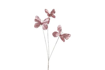 Kunstdeco Vlinder Lush 3x roze Countryfield - Countryfield Kunstdeco Vlinder Lush 3x roze Countryfield - Countryfield