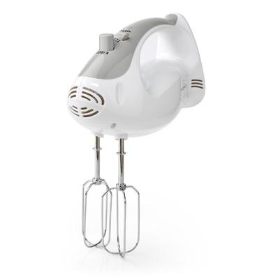 Nedis KAHM100CWT Handmixer 200 W 5-snelheden Turbo-functie 2 Deeghaken / 2 Kloppers Grijs / Wit - thumbnail