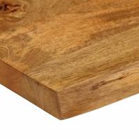 Tafelblad met natuurlijke rand 90x60x3,8 cm massief mangohout - thumbnail