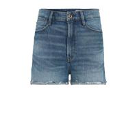 G-Star RAW Tedie Ripped Edge Ultra High Shorts high waist jeans short faded riverblue - thumbnail