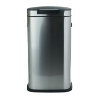 Afvalemmer push - zilver - 38 liter - thumbnail