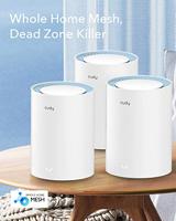 Cudy ac1200 mesh wi-fi system (3-pack) mesh router (wit) - thumbnail