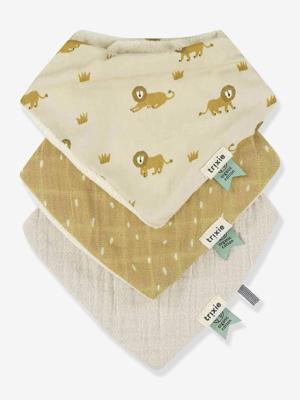 Set van 3 bandanaslabbetje TRIXIE geel