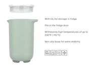 Mepal mixbeker met deksel 1l chalk - thumbnail