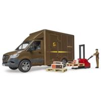 bruder MB Sprinter UPS met chauffeur en toebehoren modelvoertuig - thumbnail