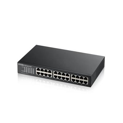 Zyxel GS1100-24E Unmanaged Gigabit Ethernet (10/100/1000) Zwart Zyxel GS1100-24E Unmanaged Gigabit Ethernet (10/100/1000) Zwart