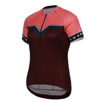 Protective fietsshirt P-Sweet Jane dames polyester blauw/groen - thumbnail