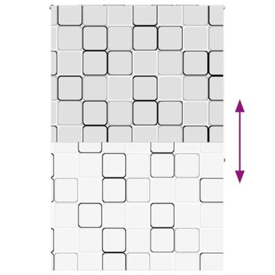 VidaXL Doucherolgordijn 160x240 cm stofbreedte 156 cm