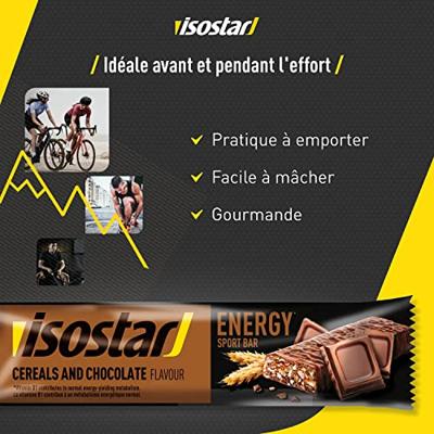 Isostar Energy Sport Bar Cereal Chocolate