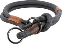 TRIXIE HALSBAND HOND BE NORDIC SLIP HALSBAND DONKERGRIJS / BRUIN 55X1,3 CM - thumbnail