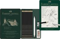 Faber Castell Grafietpotlood Pitt Mat Etui set 11 stuks - thumbnail