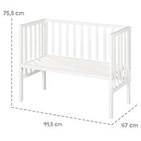 roba 2-in-1 co-sleeper babybed - thumbnail