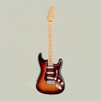 Fender American Professional II Stratocaster 3-Tone Sunburst MN elektrische gitaar met koffer - thumbnail