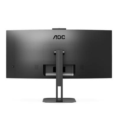 AOC Value-Line CU34V5CW/BK LED-monitor Energielabel G (A - G) 86.4 cm (34 inch) 3440 x 1440 Pixel 21:9 4 ms HDMI, DisplayPort, USB-A 3.2 Gen 1, USB-C,