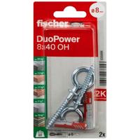 Fischer 535006 DuoPower 8 x 40 OH K NV Deuvelset 40 mm 8 mm 1 set(s) - thumbnail