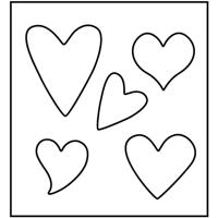 Creativ Company Snijmal, hart, afm 14x15,25 cm, dikte 15 mm, 1 stuk - thumbnail