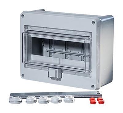 F-Tronic 7240052 KV10WDKE Distributiekast Opbouw (op muur) Aantal groepen: 10 Aantal rijen: 1 Inhoud: 1 stuk(s)