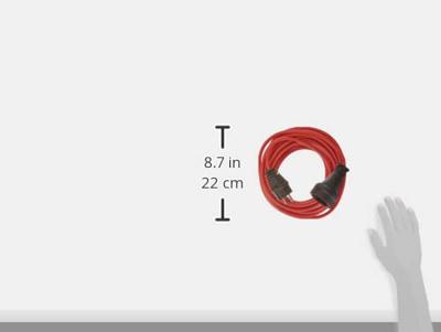 Brennenstuhl Kwaliteits kunststof verlengsnoer 10m rood H05VV-F 3G1,5 - 1167460 - thumbnail