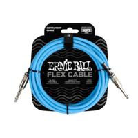 Ernie Ball 6412 Flex 3 meter instrumentkabel blauw - thumbnail