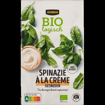 Jumbo Biologisch Spinazie a la Creme Gesneden 450 g