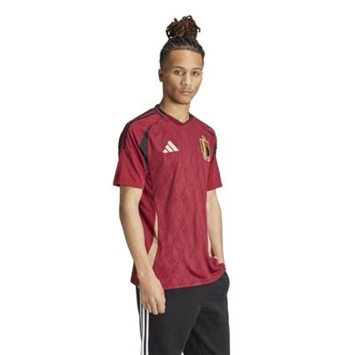 België Shirt Thuis Senior 2024-2026 - Maat M - Kleur: Rood | Soccerfanshop