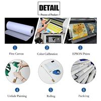 Oku Polar b houten stapeltrein met 2 wagonnetjes - thumbnail