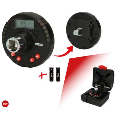 KS Tools 516.1193 1/2 digitale koppeladapter met hoekmeter, 40-200 Nm