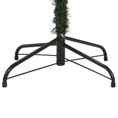 VidaXL Kunstkerstboom met scharnieren en dennenappels 240 cm