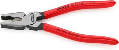 Knipex Kracht-Kombitang zwart geatramenteerd met kunststof bekleed 200 mm - 0201200 - thumbnail