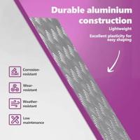 VidaXL Trap tread rechthoekig 2 pcs zilver 70 x 40 cm aluminium - thumbnail