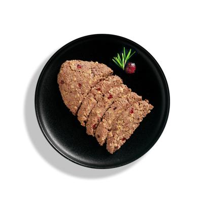 Belcando Zak [12 x 125 g hert met gierst en bosbessen] | nat voer voor honden | compleet voer in praktische afzonderlijke porties