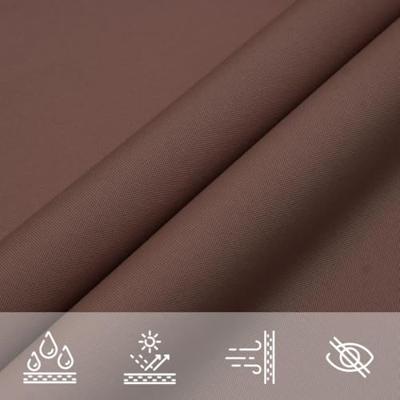 Zonnescherm rechthoekig 2,5x4,5 m oxford stof bruin