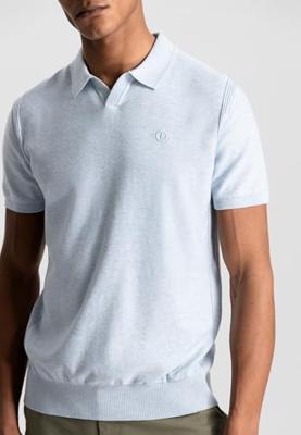 Dstrezzed Mercury Short Sleeve Polo 420026 Poloshirts 646 Lt. Blue