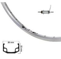 Achterwiel 28 (622) Zac19 Shimano Remnaaf Zilver - thumbnail