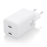 Oplader Aisens ASCH-65W2P039-W Wit 65 W (1 Stuks) - thumbnail