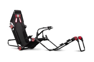 Next Level Racing f-gt lite foldable racing simulator (zwart/rood)
